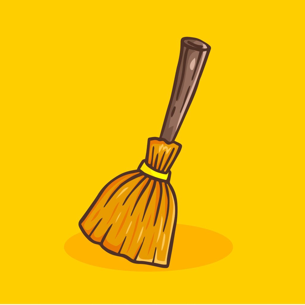Website update and new broom
