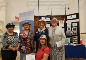 Members of SI Southport and guest Denise Powell, President of SI St. Albans