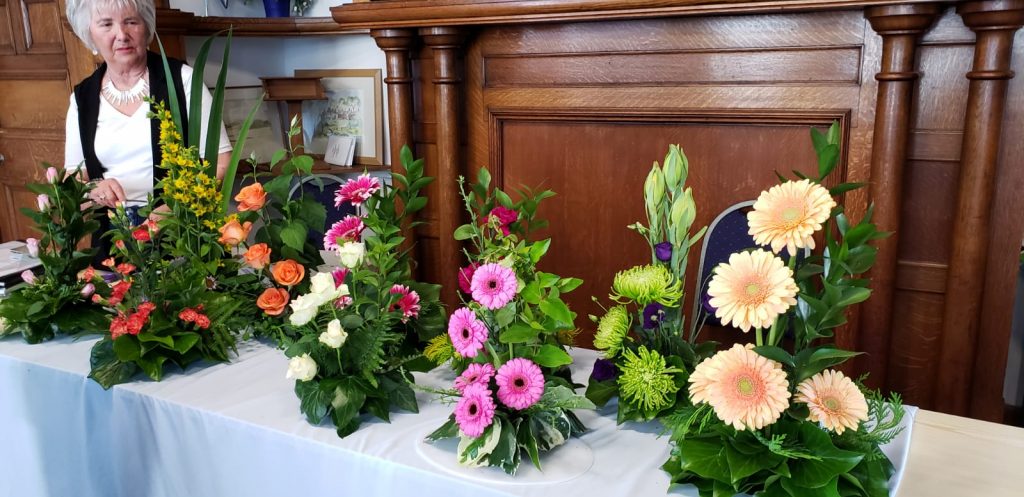 What great results for the first flower arranging class! | News | Blog | Events | SI Southport