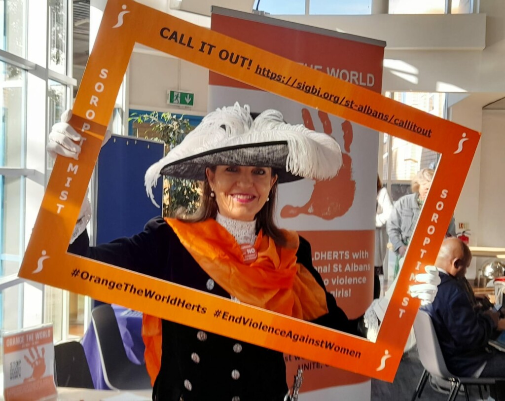 Orange The World CallItOut Annie Brewster High Sheriff Herts