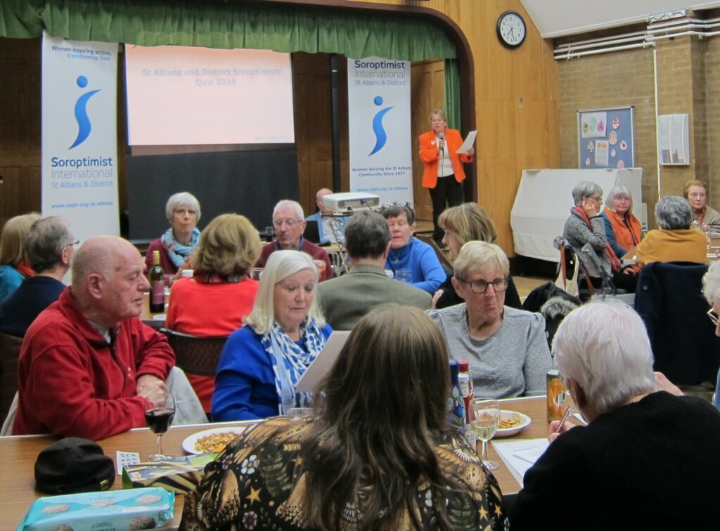 Charity Quiz Night a Great Success for St Albans Soroptimists
