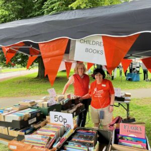 Bookstall Harpenden Orange 2024 Catherine and Denise