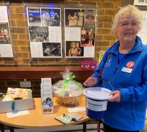 The Father Abbey Theatre - Jane Slatter raffle collecting