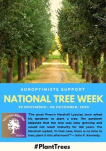 Soroptimist Tree Planting National Tree Week