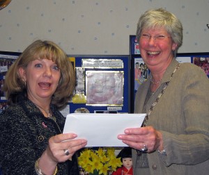 Cheque to Grove House