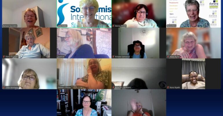 14 July Zoom Gallery Carers in Herts and Verso