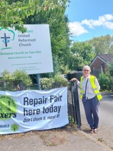 Anna Barrett Repair Fair St Albans URC Greenwood 2025