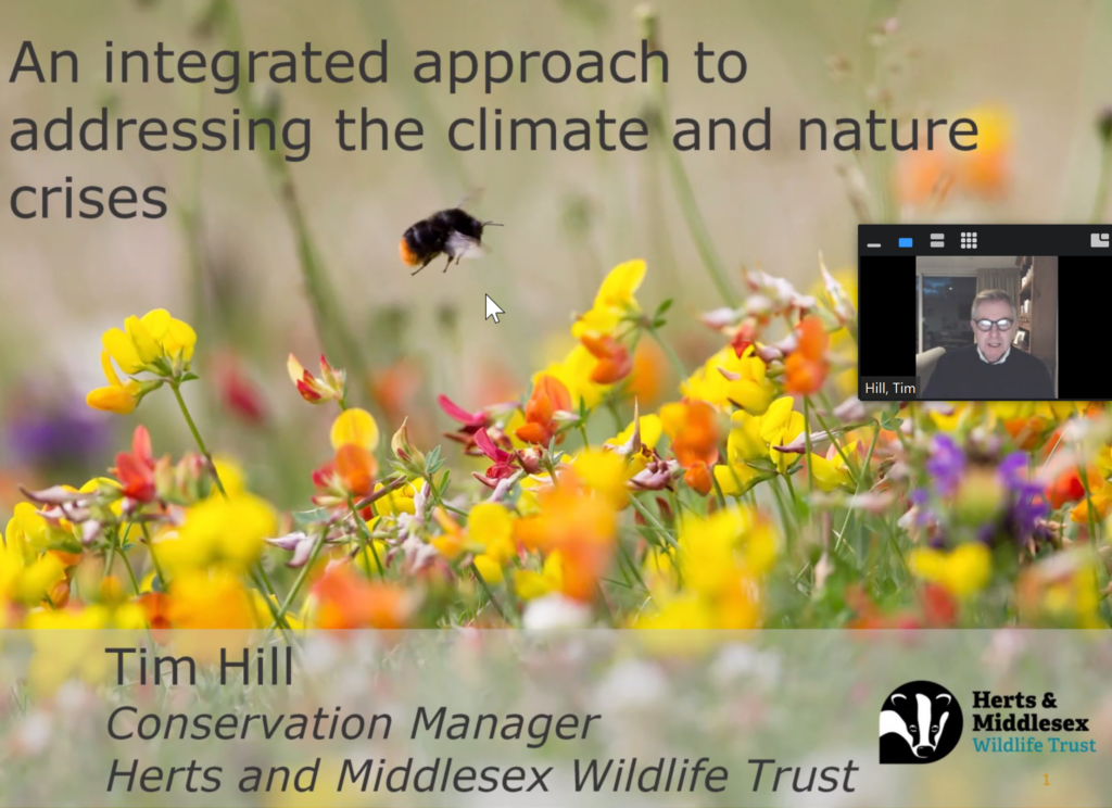Biodiversity and Climate Change - Tim Hill Herts and Middlesex Wildlife Trust