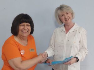 Denise Powell and Helen Atkinson Induction