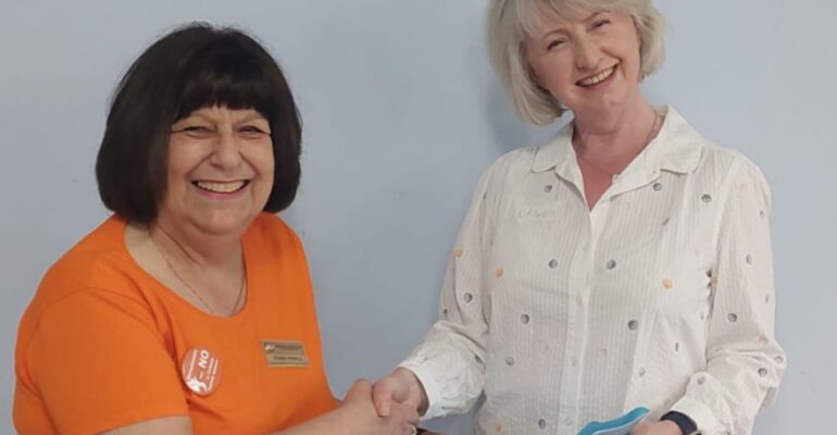 Denise Powell and Helen Atkinson Induction