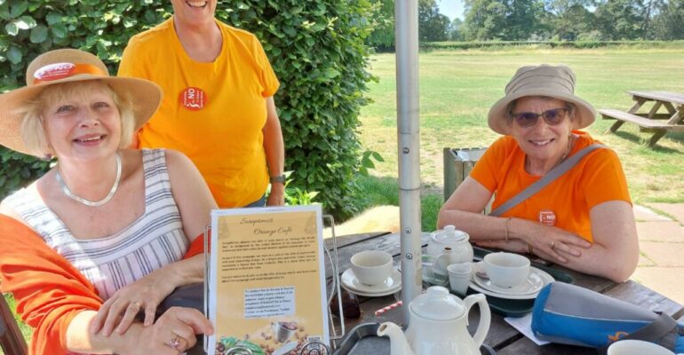 Orange Cafe Helen Janet Sarah