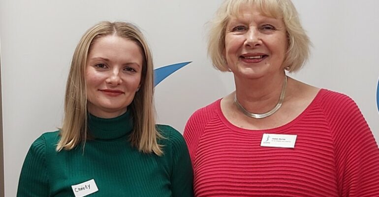 Christy Mitchell from Grow Chiswell Green with SISTA Helen Byrne