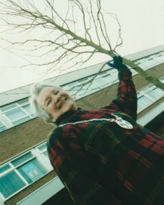Eileen Slope St Albans Soroptimist President 2000-1 Tree Planting St Peters St