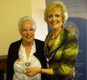 Brenda Horton presented with 'Outstanding Achievement in a New Role' award
