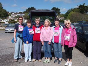 Soroptimists at Falmouth's Race for Life