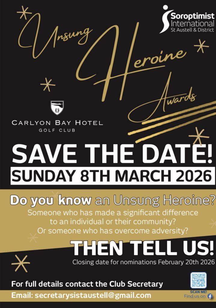 Save the Date - Unsung Heroine - 8th March 2026