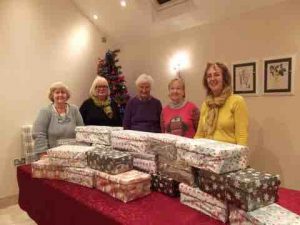 Christmas Boxes for the Swindon Women's Centre December 2017