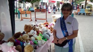 Ann with her Teddy Tombola