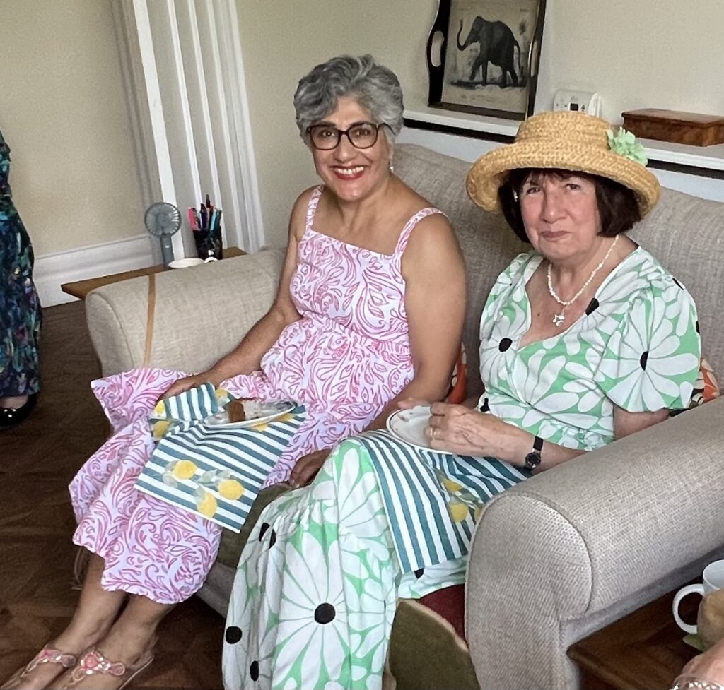 Tea dresses and cake