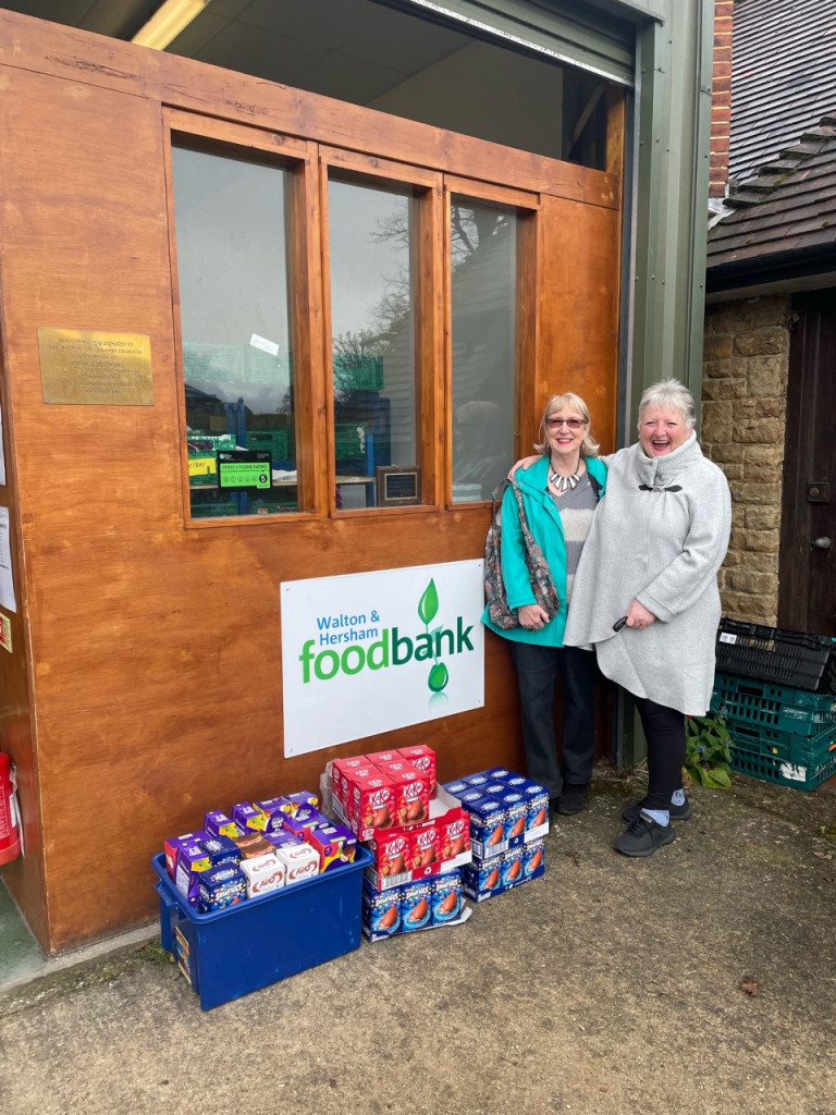 Job Done! Elmbridge Easter Eggs gratefully received by Foodbank News Blog Events SI