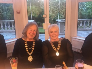 angela and Sue Underwood dinner 2019