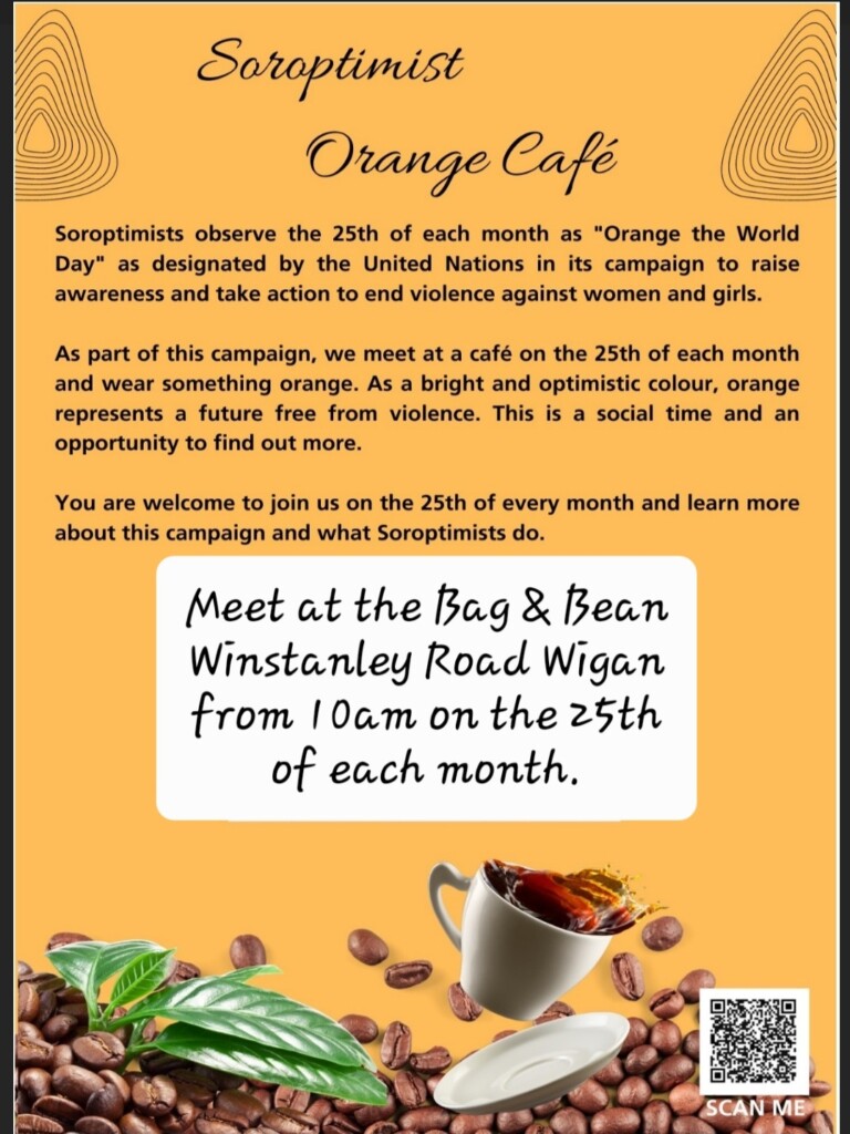 Wigan Soroptimists Orange Cafes