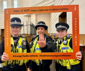 Police #CALLITOUT Orange the World