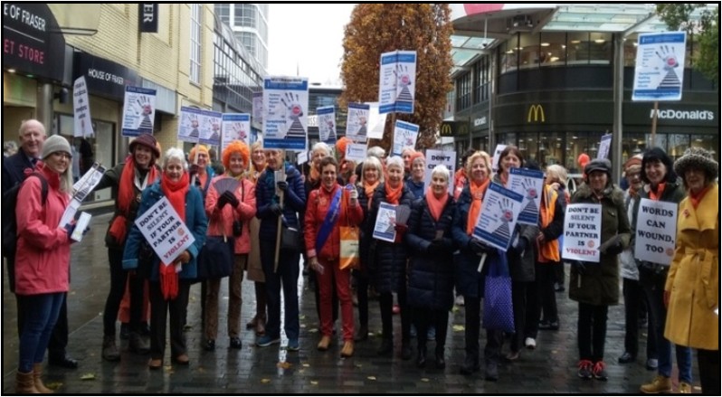 Nov 2019 Swindon march with Angus McPherson & Nicky Alberry