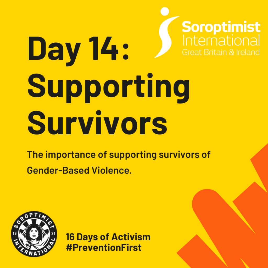 Day 14: 16 Days of Activism - Supporting Survivors (08/12/2024)